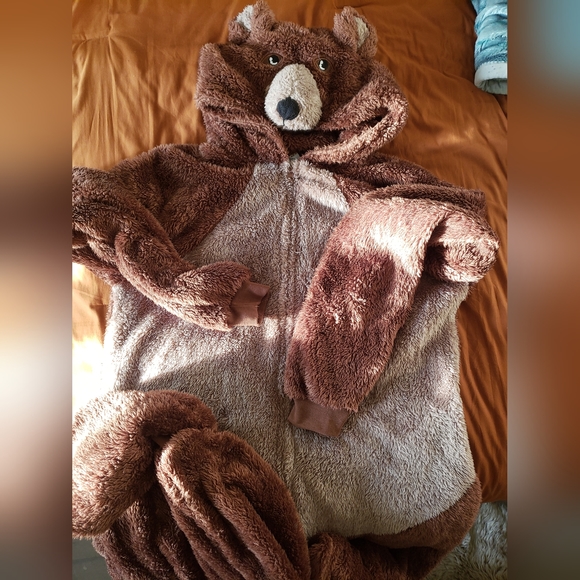 Bear Unisex Adult Onesie Pajamas - Picture 5 of 5